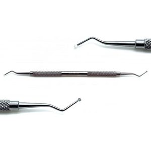 Instrumento de llenado restaurador de amalgama de excavadora dental de doble extremo Acero inoxidable para Preparación de cavidades - Product Image 5