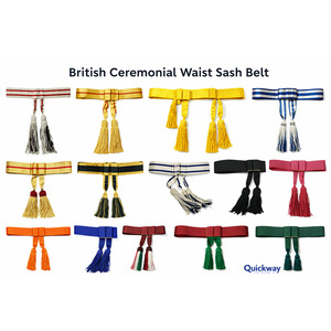 Cinturón de cintura ceremonial multicolor – Elegante accesorio para vestido formal con detalles dorados para eventos y ocasiones especiales - Product Image 1