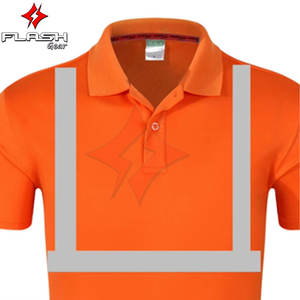 Chemises polo haute visibilité, classe 1 ANSI, imperméables, design de sécurité réfléchissant, construction de haute qualité, bande réfléchissante durable - Product Image 4