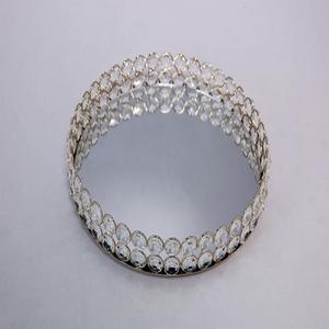 Centre de table fantaisie décorative Plateau en cristal de service Nouveau design élégant Plateau diamant de luxe de meilleure qualité à vendre - Product Image 3