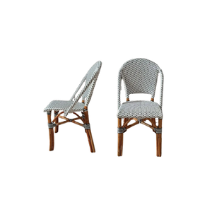 Intricately Woven Comfortable Farmhouse Design <b>Rattan</b> Dining <b>Chair</b> From Indonesia Sturdy Frame Home Furniture - Product Image 1