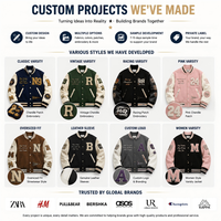 Fabricant de vestes universitaires sur mesure OEM, manches en cuir, broderie chenille, vestes Letterman, échantillon, marque privée
