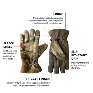 Gants de chasse de dernière conception de nouveau style Gants de chasse en polyester Gants de chasse Offre Spéciale - Product Image 2
