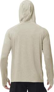 T-shirt de sport unisexe à manches longues en polyester 100 %, anti-bactérien, UPF 50+, fermeture à enfiler, impression par sublimation personnalisable, pêche - Product Image 6