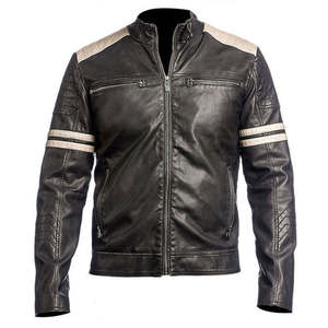 Chaqueta de Motociclismo de Cuero Unisex con Certificación CE, Resistente al Viento, Equipo de Protección para Motociclistas, Fabricación OEM Personalizada para Adultos - Product Image 1