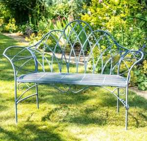 Vente en gros de bancs décoratifs traditionnels de jardin en métal pour la décoration intérieure et la décoration de jardin - Product Image 4