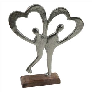 Ornements de coeur de Base en bois accessoires de décoration de Table de couleur argent métal haute Standard finition multiple nouveau Design sacs en peluche - Product Image 6