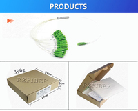 Divisor PLC de fibra SC APC UPC 1x2 1x4 1x8 1x16 1x32 con conectores LC FC para infraestructura de red FTTH