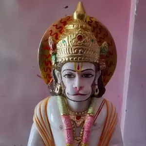 Woonkamer Decor Best Verkochte Pure Makrana Marmeren Heer Ram Darbar Standbeeld Met Das Hanuman Voor Thuis En Tempel Decor