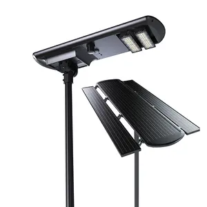 All-in-One Solar-Straßenbeleuchtung für den Außenbereich sonnenbetriebene Solar-LED-Straßenbeleuchtung Solar-Bewegungssensor-Sicherheitslampe