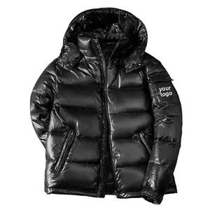 High Street Winter Puffer Jacket Loose Fit Off Shoulder Casual Duck Jacket Windproof Warm Bubble Men's Down Coats 100% Polyester - Product Image 2