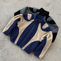Veste zippée en polaire Sherpa de haute qualité, imperméable au vent, écologique, fabriquée sur mesure, avec des motifs imprimés personnalisés pour hommes
