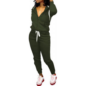 Ensemble 2 pièces personnalisé avec logo pour femme : sweat à capuche oversize et pantalon en molleton chaud en coton et polyester, taille plus - Product Image 6