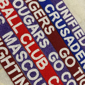 Correa de Cuentas Personalizada Hecha a Mano de Alta Calidad para Bolsos Transparentes - Colores y Tamaños Personalizables - Product Image 1