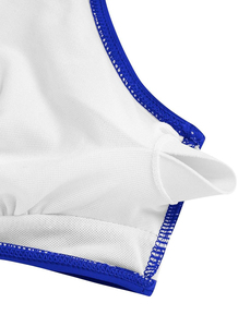 Nouveau pantalon taille haute imprimé coloré 2 pièces sexy maillots de bain de plage pour femmes polyester/nylon séchage rapide respirant élastique - Product Image 4
