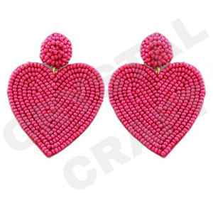 Multi Parties Special Fashion Dangle <b>Earrings</b> New Arrival <b>Cross</b>-Border Handmade Beads Sweet Sequins Trendy Creative - Product Image 2