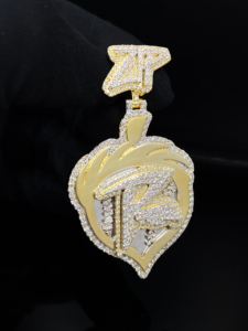 จี้เพชรฮิปฮอปสแตนเลสสั่งทำพิเศษ เครื่องประดับยูนิเซ็กซ์ ขายส่ง - Product Image 3