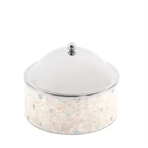 Casserole classique élégante faite à la main en acier inoxydable poli brillant et durable pour hôtels et restaurants Chauffe-plats en métal - Product Image 4