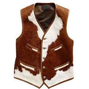 Gilet en cuir de vache véritable de qualité supérieure pour hommes et femmes, décontracté, respirant, durable, élégant, confortable, vêtement d'extérieur - Product Image 1