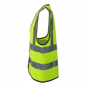Gilet de sécurité réfléchissant orange haute visibilité, vêtements de travail avec bandes réfléchissantes, vêtements réfléchissants, gilet de sécurité réfléchissant - Product Image 5