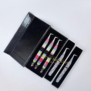 Pinzas para Pestañas GETUP BROSONS IMPEX de 90 Grados con Diseño de Personajes en Papel, Recubrimiento Plateado, Acero Inoxidable, Punta Lisa y Antimagnéticas - Product Image 6