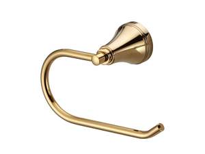 Soporte de latón de papel higiénico montado en la pared desechable antideslizante duradero clásico para decoración de baño elegante - Product Image 5