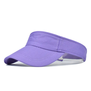 Chapeau à visière personnalisé avec logo brodé en 3D Sangle réglable Casquette de soleil légère Bord incurvé Couvre-chef de golf, tennis et sports OEM - Product Image 2