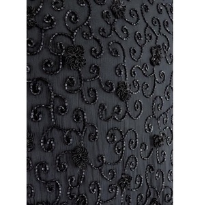 High Quality Luxury Hand <b>Beaded</b> Lace <b>Fabric</b> for Wedding Dress and Evening Gown Design Available for Affordable Price - Product Image 2