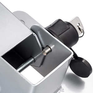 Barrière de <span class=keywords><strong>stationnement</strong></span> pliable avec serrure et boulons, barrière de <span class=keywords><strong>stationnement</strong></span> pliable en métal, barrière de sécurité pour allée - Product Image 5