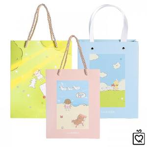 Sac cadeau en papier personnalisé avec poignées sac en papier sacs de remerciement pour Boutique Personalizadas Bolsas De Papel Kraft Al Por Mayor - Product Image 4