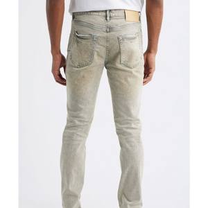 Pantalon denim taille haute personnalisé pour hommes jean respirant de haute qualité grande taille pour personnalisation de pantalon tenue professionnelle à la mode - Product Image 5