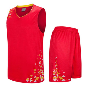 Ensemble d'uniformes de basketball de haute qualité, réversibles, respirants, antibactériens, à séchage rapide, nouveau design, vente en gros, option sur mesure, grandes tailles - Product Image 1