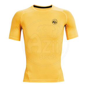 เสื้อแรชการ์ดแบบเต็มแขนผ้าสแปนเด็กซ์/ โพลีเอสเตอร์ระบายอากาศได้ดีแห้งเร็วเป็นมิตรกับสิ่งแวดล้อม - Product Image 1