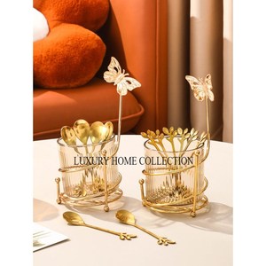 Top-rated premium antique design metal cutlery <b>holder</b> with elegant handcrafted details for kitchen and dining organization - Product Image 3