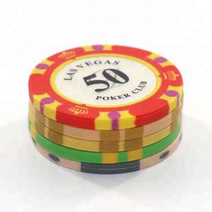 Custom Casinokart Casino-Quality 14g Clay Poker <b>Chip</b> with Customised Colour and Logo 40mm 10g <b>Tray</b> Included - Product Image 2