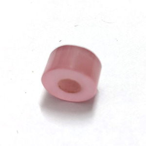 Cuarzo rosa claro 14,5X8mm Heishi Big Hole Beads 5mm Drill Crystal Gemstone Agujero grande Pulsera de Cuentas planas Precio al por mayor - Product Image 4