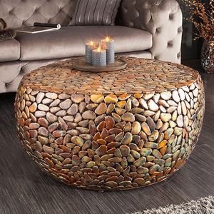 Dernier modèle Tables basses pour salon décoratives 2024 Nouveauté Tables basses de finition en cuivre au design moderne Best-seller - Product Image 4