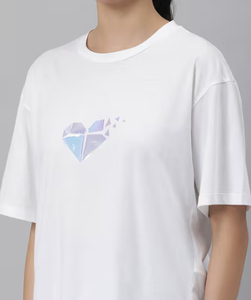 High Quality Women Clothing Manufacturers Direct sale Cotton <strong>Foil</strong> Printed T-Shirt - Product Image 5