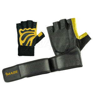 Guantes de Gimnasio de Cuero con Logotipo Personalizado, Venta Caliente, para Hombres, Culturismo, Fitness, Excelente Calidad, al por Mayor - Product Image 6