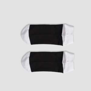 Chaussettes mi-mollet Vital brodées personnalisables, imprimées jacquard, sublimées, avec propriétés antibactériennes - Blanc - Product Image 6