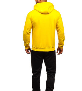 Survêtements pour hommes tendance et stylés, à capuche, imprimés, couleur et taille personnalisées, en tissu French Terry, séchage rapide, respirant, léger, avec logo personnalisé - Product Image 4