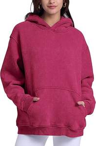 เสื้อฮู้ดผู้ชายผ้าคอตตอนผ้าฟลีซแห้งเร็วระบายอากาศได้ดีสีพื้นใส่ได้พอดีกับ100% ฤดูหนาว - Product Image 5