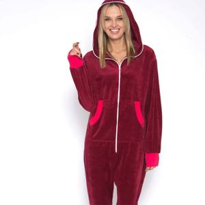 <b>Women</b> Comfortable Fleece <b>Onesie</b> - Stylish and Warm - Ideal <b>for</b> Lounging and Bedtime Comfort - Product Image 6