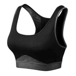 Venta al por mayor ligero personalizado de alto soporte con cuello en V almohadillas extraíbles Spandex/poliéster Sujetador deportivo Yoga Fitness correr a prueba de golpes - Product Image 6