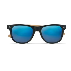 Occhiali da Sole in Bambù Sostenibile California Touch con Lenti a Specchio Promozionali - Product Image 5