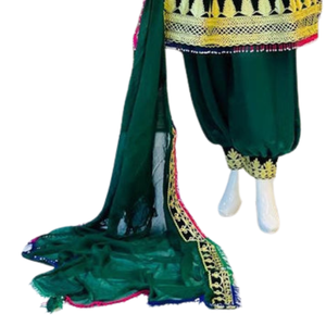 Dernière collection de robe Afghane Kuchi Vintage Kutchi Tribal Robe traditionnelle brodée pour les femmes pour le mariage, la fête et EID - Product Image 5