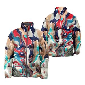 Veste matelassée imperméable coupe-vent à col montant pour homme, style streetwear d'hiver, faible MOQ, expédition rapide - Product Image 6