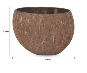 ชามกะลามะพร้าวทำมือ งานฝีมือธรรมชาติ  ชามเปลือกมะพร้าวแห้ง  ชามธรรมชาติ  ขายส่ง  ภาชนะบนโต๊ะอาหารที่ยั่งยืน - Product Image 3