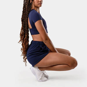 Pantalones cortos de yoga para gimnasio de color sólido al por mayor, pantalones cortos sexis de cintura media, pantalones cortos deportivos informales de verano para mujer - Product Image 4