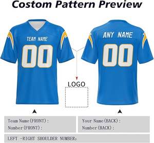 เสื้อเจอร์ซีย์อเมริกันฟุตบอลเสื้อเจอร์ซีย์หมีเสื้อแฟชั่นออกแบบได้ตามต้องการสำหรับฤดูกาลใหม่ - Product Image 6